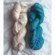 spun and dyed Cashmere and Silk by Sharon Evans